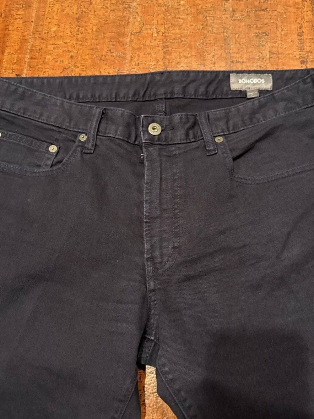 Bonobos Men’s 35X32 Navy Blue Slim Fit Jeans